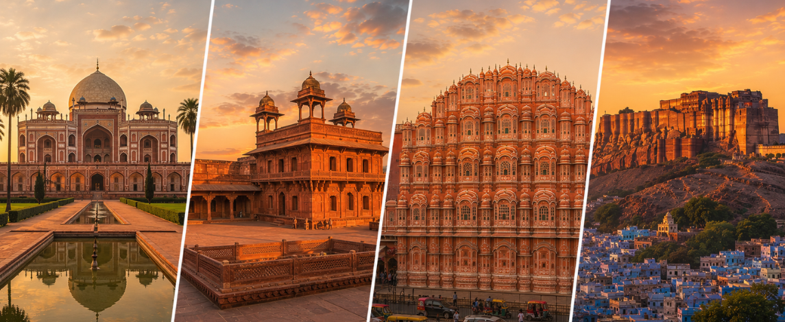 Luxury Golden Triangle Tour with Jodhpur Blue City